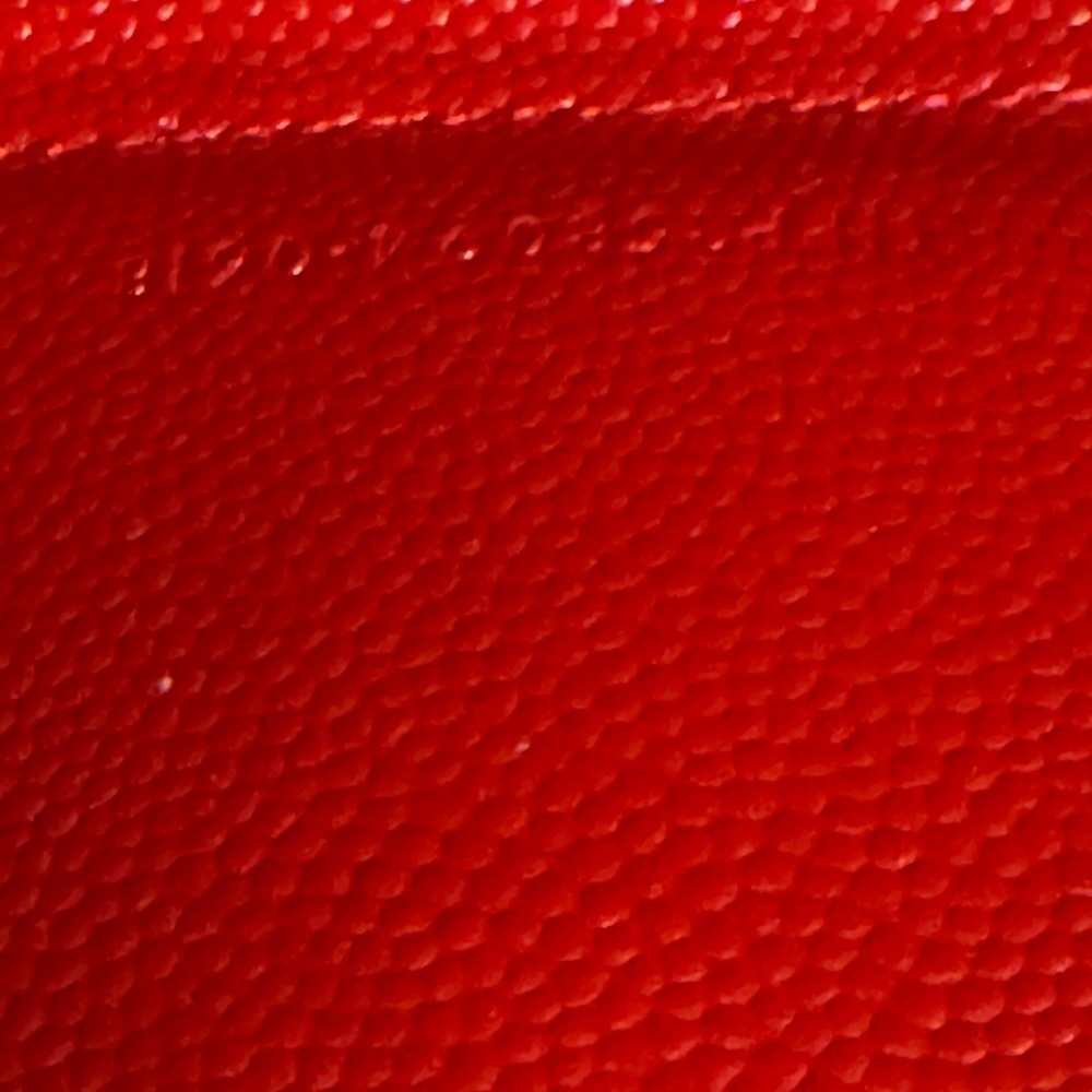 Saint Laurent Red Quilted Wallet with Gold Logo - Picture 8 of 12